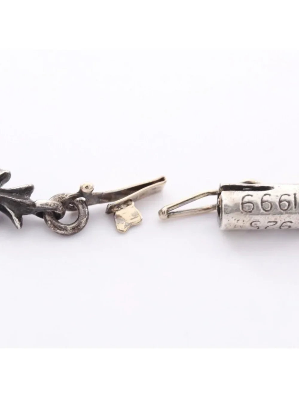 Chrome Hearts Bracelet Tiny CH Plus 925 Sterling Silver